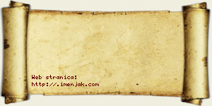 Velislava Josić vizit kartica